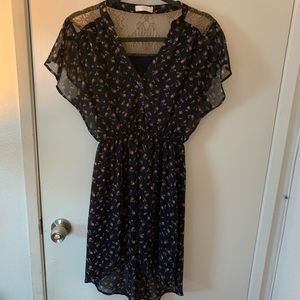 Lush High/Low Floral Dress XS